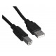 Lanberg CA-USBA-10CC-0018-BK USB cable USB 2.0 1.8 m USB B Black