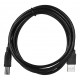 Lanberg CA-USBA-10CC-0018-BK USB cable USB 2.0 1.8 m USB B Black