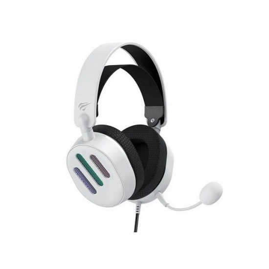 Havit H2038U gaming headphones (white/black)