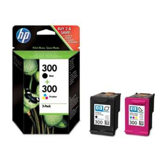 HP 300 ink combo pack black/tri-color