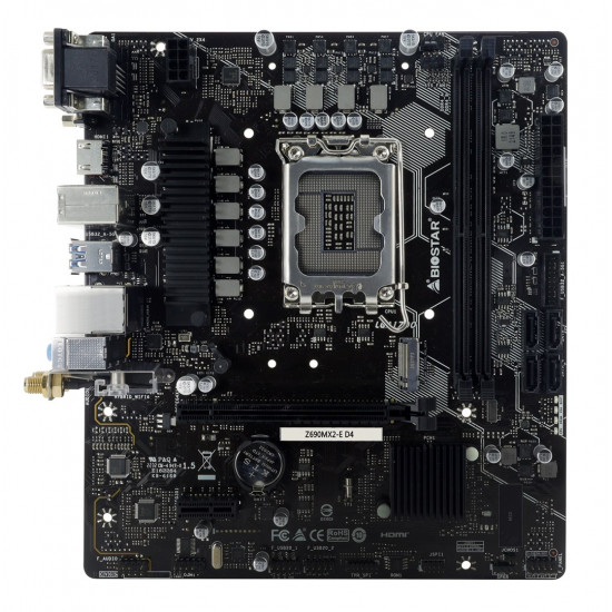 Biostar Z690MX2-E D4 motherboard Intel Z690 LGA 1700 micro ATX