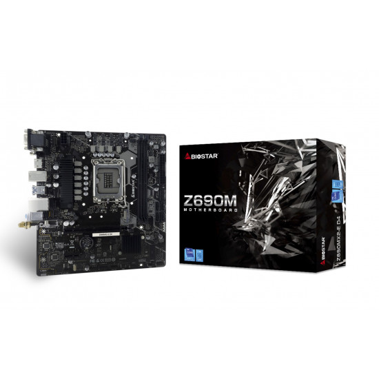 Biostar Z690MX2-E D4 motherboard Intel Z690 LGA 1700 micro ATX