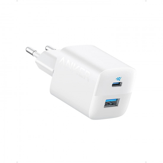 Anker 323 Charger 33W 1 x USB-A 1 x USB-C PIQ 3.0 white