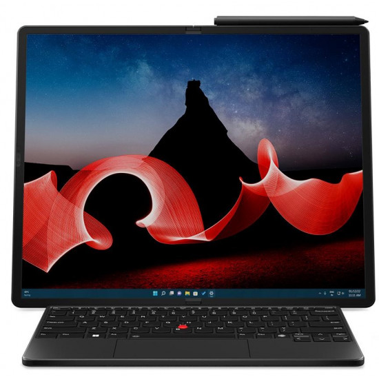 Lenovo ThinkPad X1 Fold Intel® Core™ i7 i7-1260U Hybrid (2-in-1) 41.4 cm (16.3) Touchscreen 32 GB LPDDR5-SDRAM 1 TB SSD Wi-Fi 6E (802.11ax) Windows 11 Pro Black