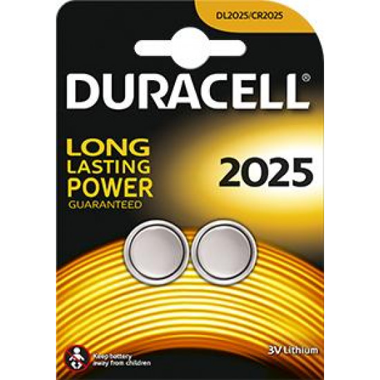 Duracell | DL2025 | Lithium | 2 pc(s)