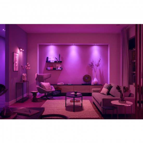 Philips Hue White & Color Ambiance Centura Einbaustrahler 3 flg. Aluminium 3x4.2W