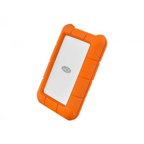 LACIE RUGGED Secure 2TB 2.5inch USB-C USB3.1 Drop crush and rain resistant for all terrain use orange