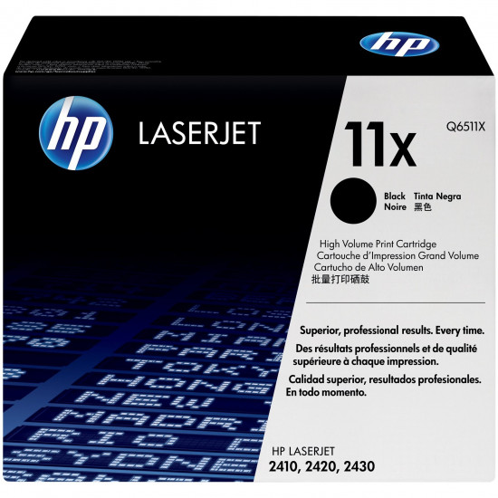 HP Toner 11X Q6511X Schwarz bis ca. 12.000 Seiten