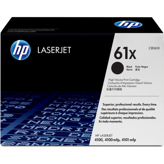 HP Toner 61X C8061X Schwarz bis zu 10.000 Seiten