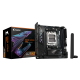 Gigabyte B850I AORUS PRO | Processor family AMD | Processor socket AM5 | DDR5 | Supported hard disk drive interfaces SATA, M.2 | Number of SATA connectors 2