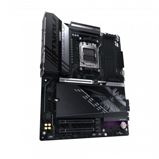 Gigabyte B850 A ELITE WF7 | Processor family AMD | Processor socket AM5 | DDR5 | Supported hard disk drive interfaces SATA, M.2 | Number of SATA connectors 4