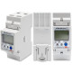 Qoltec 50882 Single phase electronic energy consumption meter for DIN rail | Wi-Fi | TUYA | 230V | LCD