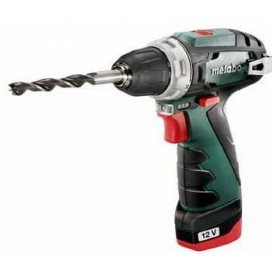 Metabo POWERMAXX BS BASIC 1400 RPM Keyless 800 g Black, Red