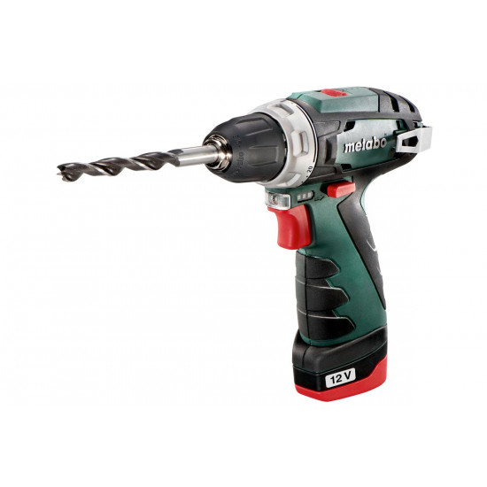 Metabo POWERMAXX BS BASIC 1400 RPM Keyless 800 g Black, Red