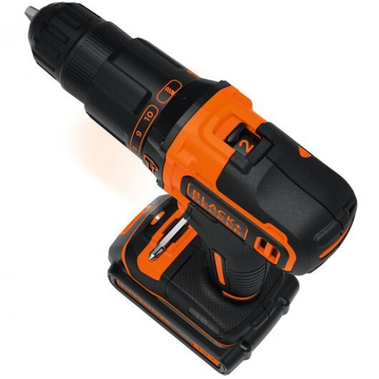 Black & Decker BDCHD18K1B2-QW drill 1400 RPM