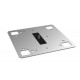 CWL mounting plate mounted under membrane/tar paper incl. 1 x 50mm screw and rubber washer