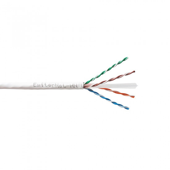 Emitter Net UTP (U/UTP) Cat.6 Cable 450MHz, 4x2x23AWG Wire, LS0H