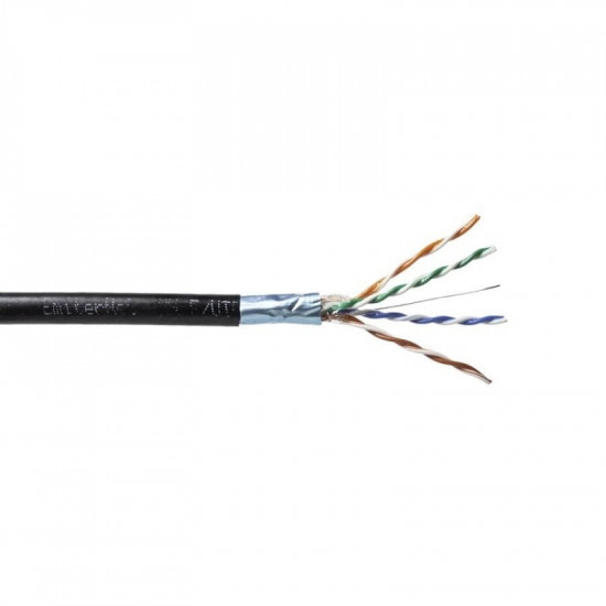 EmiterNet external gel-filled FTP (F/UTP) cat.5e cable, wire 4x2x0.5 PE+GEL