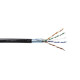 EmiterNet external gel-filled FTP (F/UTP) cat.5e cable, wire 4x2x0.5 PE+GEL