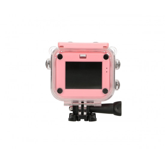 Extralink Camera Kids Camera H18 Pink 1080P 30fps, IP68, 2.0 screen