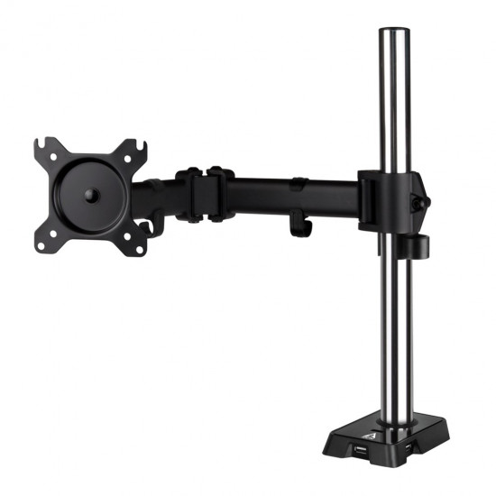 Arctic Monitor Mount Z1 (Gen 3) with USB 2.0 Hub - black matt