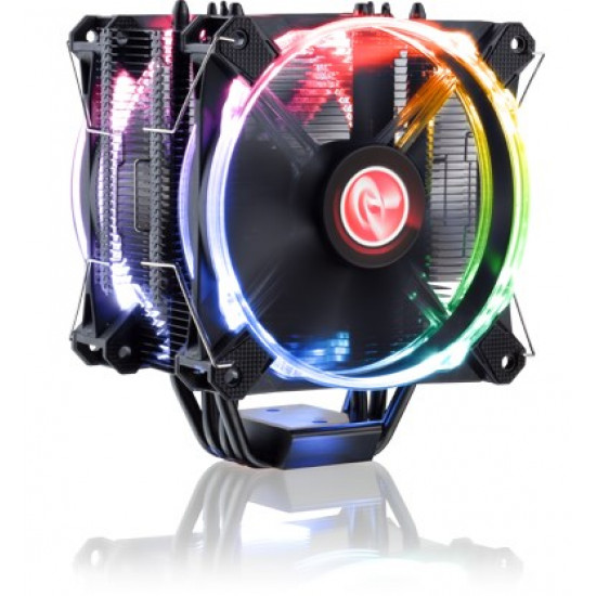 RAIJINTEK LETO PRO RGB Processor Air cooler 12 cm Black 1 pc(s)