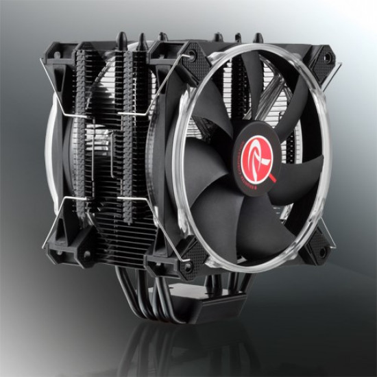 RAIJINTEK LETO PRO RGB Processor Air cooler 12 cm Black 1 pc(s)