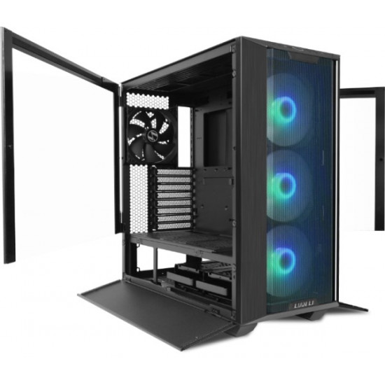 Lian Li LANCOOL III Midi Tower Black, Transparent