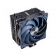 Akasa Alucia H4 Processor Air cooler 12 cm Black, Blue 1 pc(s)