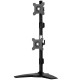 Silverstone ARM24BS monitor mount / stand 61 cm (24) Pole Black