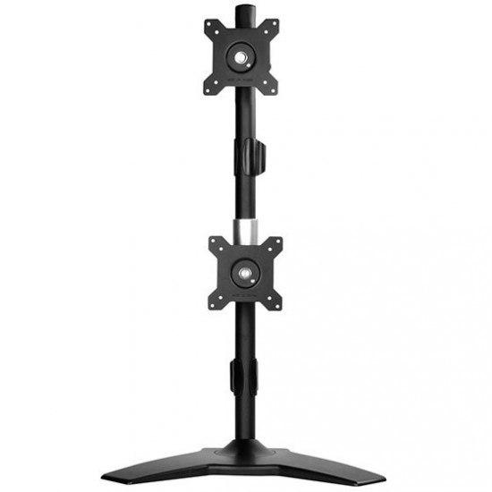 Silverstone ARM24BS monitor mount / stand 61 cm (24) Pole Black