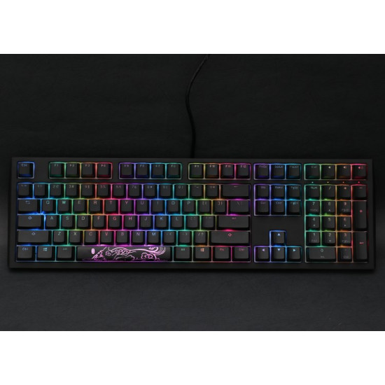 Ducky Shine 7 keyboard Mouse included Gaming USB German Black