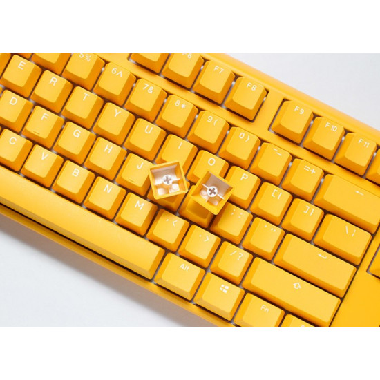 Ducky One 3 TKL keyboard Gaming USB QWERTY English Yellow