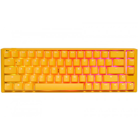 Ducky One 3 Yellow SF keyboard Gaming USB QWERTY US English