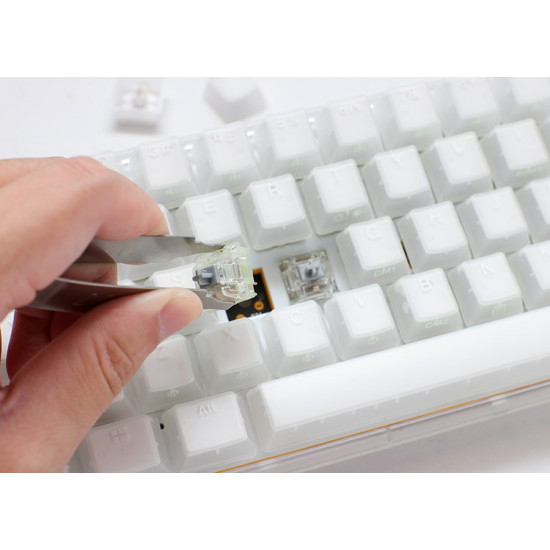 Ducky One 3 Aura White Mini keyboard Gaming USB QWERTY US International