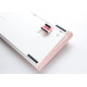 Ducky One 3 Gossamer Pink keyboard Gaming USB US English Pink, White