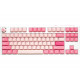 Ducky One 3 TKL Gossamer Pink keyboard Gaming USB US English Pink, White