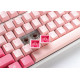 Ducky One 3 TKL Gossamer Pink keyboard Gaming USB German Pink, White