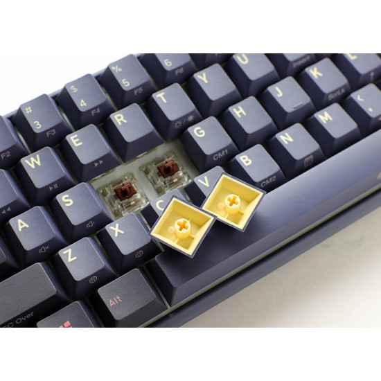 Ducky One 3 SF keyboard Gaming USB QWERTZ German Blue