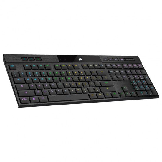 Corsair K100 RGB AIR keyboard Gaming USB + RF Wireless + Bluetooth QWERTZ German Black