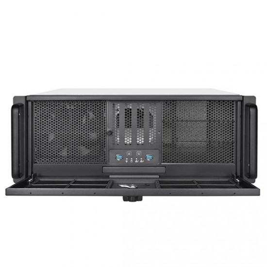 Silverstone RM400 Rack Black, Grey