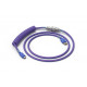 Glorious Coiled Cable Nebula, USB-C to USB-A, 1.37m - purple