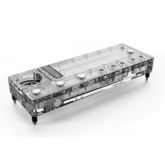 Alphacool Core Distro Plate 360 mm Right VPP/D5, ARGB - Acrylic