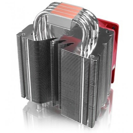 RAIJINTEK Themis Evo Processor Cooler 12 cm Metallic, Red, White