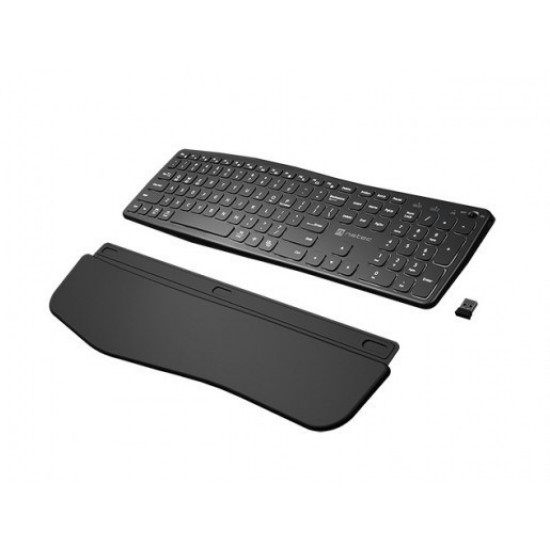 NATEC PORIFERA keyboard Home/Office Bluetooth QWERTY US International Black