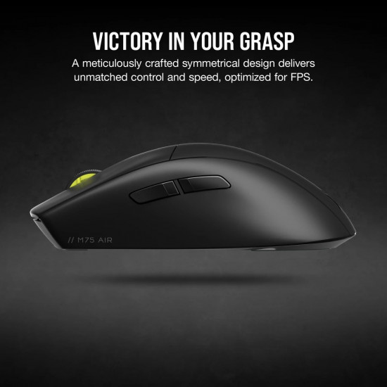 Corsair M75 mouse Gaming Ambidextrous Bluetooth Optical 26000 DPI