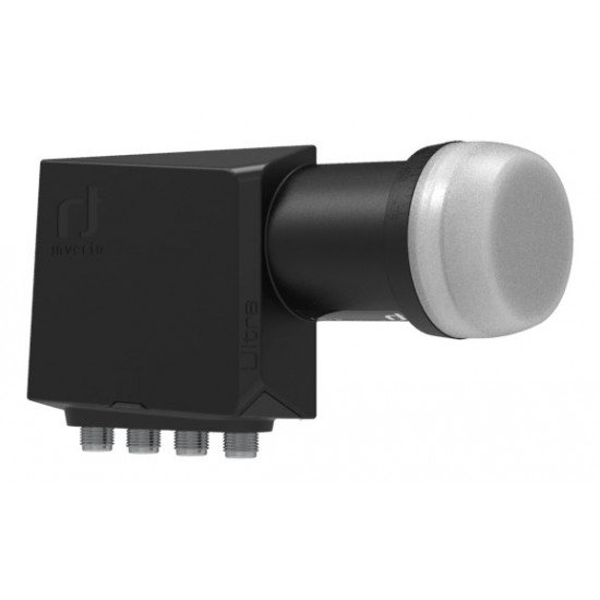 Inverto IDLT-QTL412-ULTRA-OPN Low Noise Block downconverter (LNB) Black, Grey