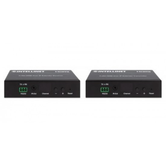 Intellinet H.264 HDMI Over IP Extender Kit, Up to 100m (Euro 2-pin plug)