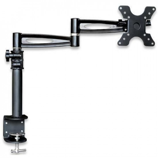 Techly 13-27 Desk Stand for Monitor Long Arm Tilt ICA-LCD 502BK