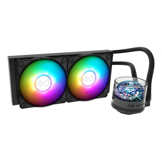 In Win NR24 Processor Liquid cooling kit 12 cm Black 1 pc(s)